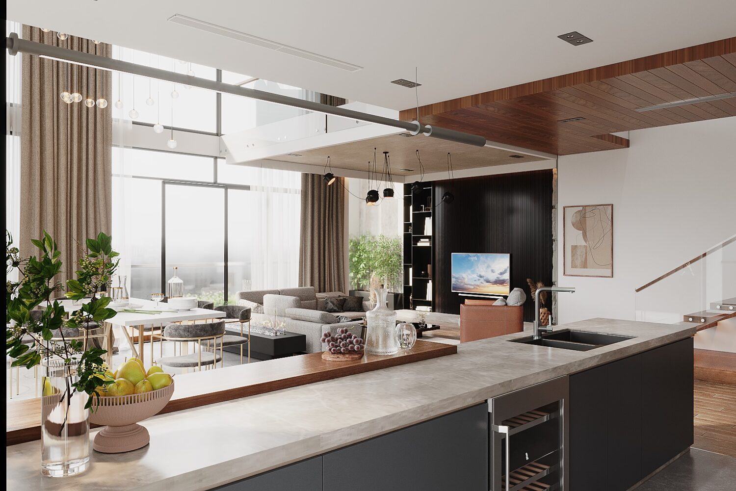 3D Interior Model Living room 230313 Scene 3dsmax