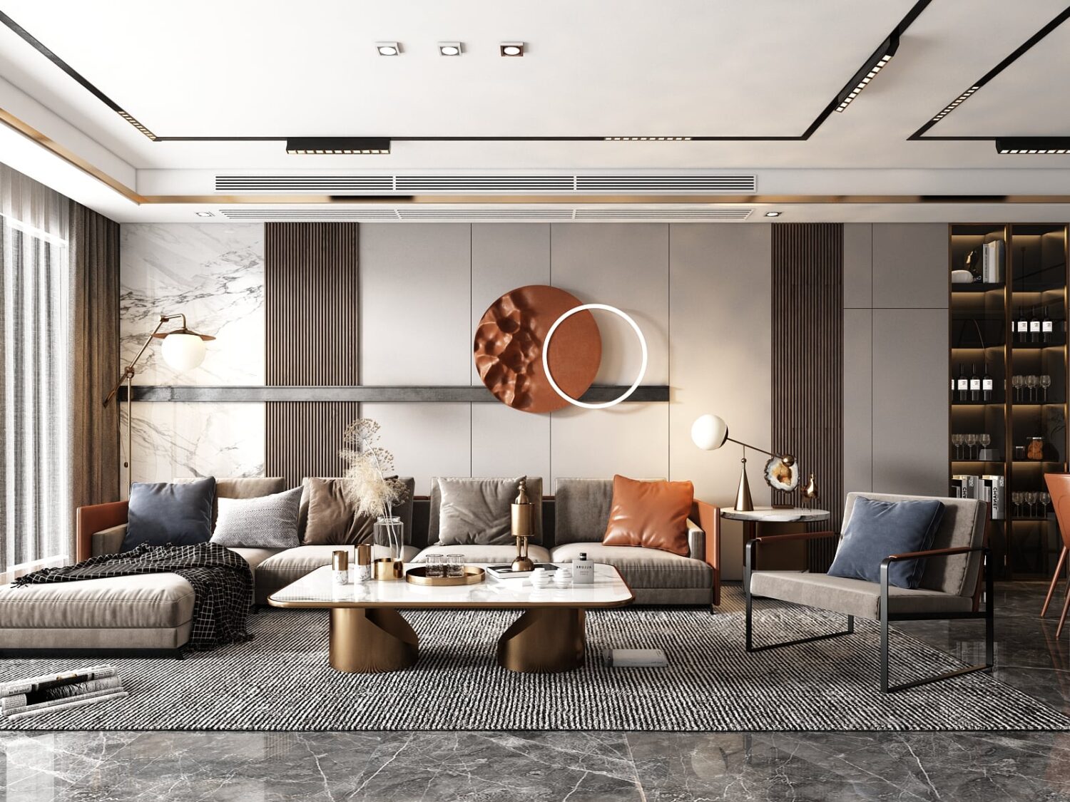 3D Interior Model Living room 230587 Scene 3dsmax