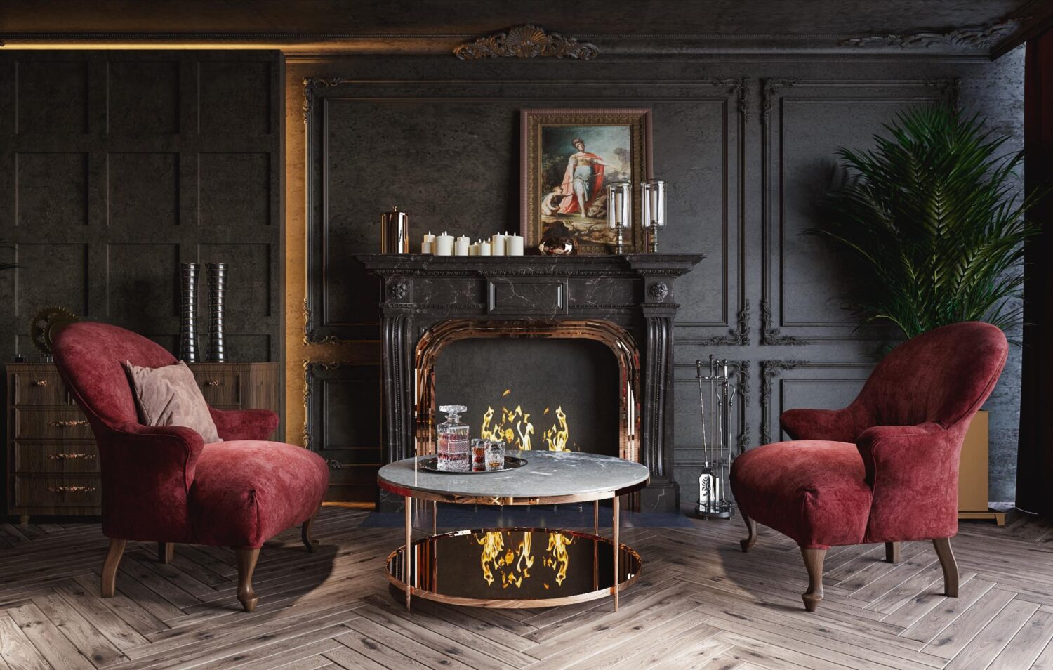 3D Interior Model Living room 230589 Scene 3dsmax