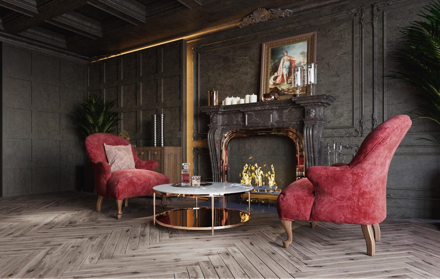 3D Interior Model Living room 230589 Scene 3dsmax