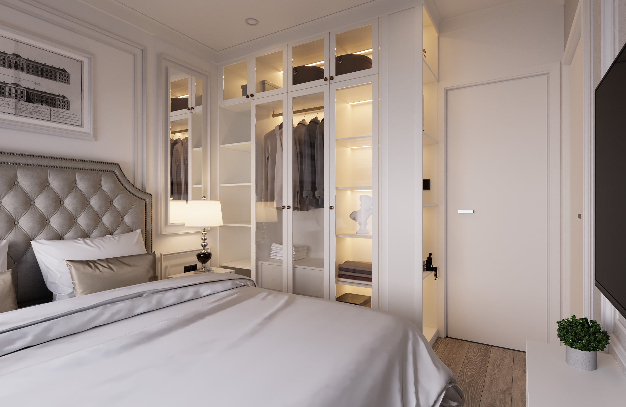 3D Interior Model Bed Room 0418 Scene 3dsmax