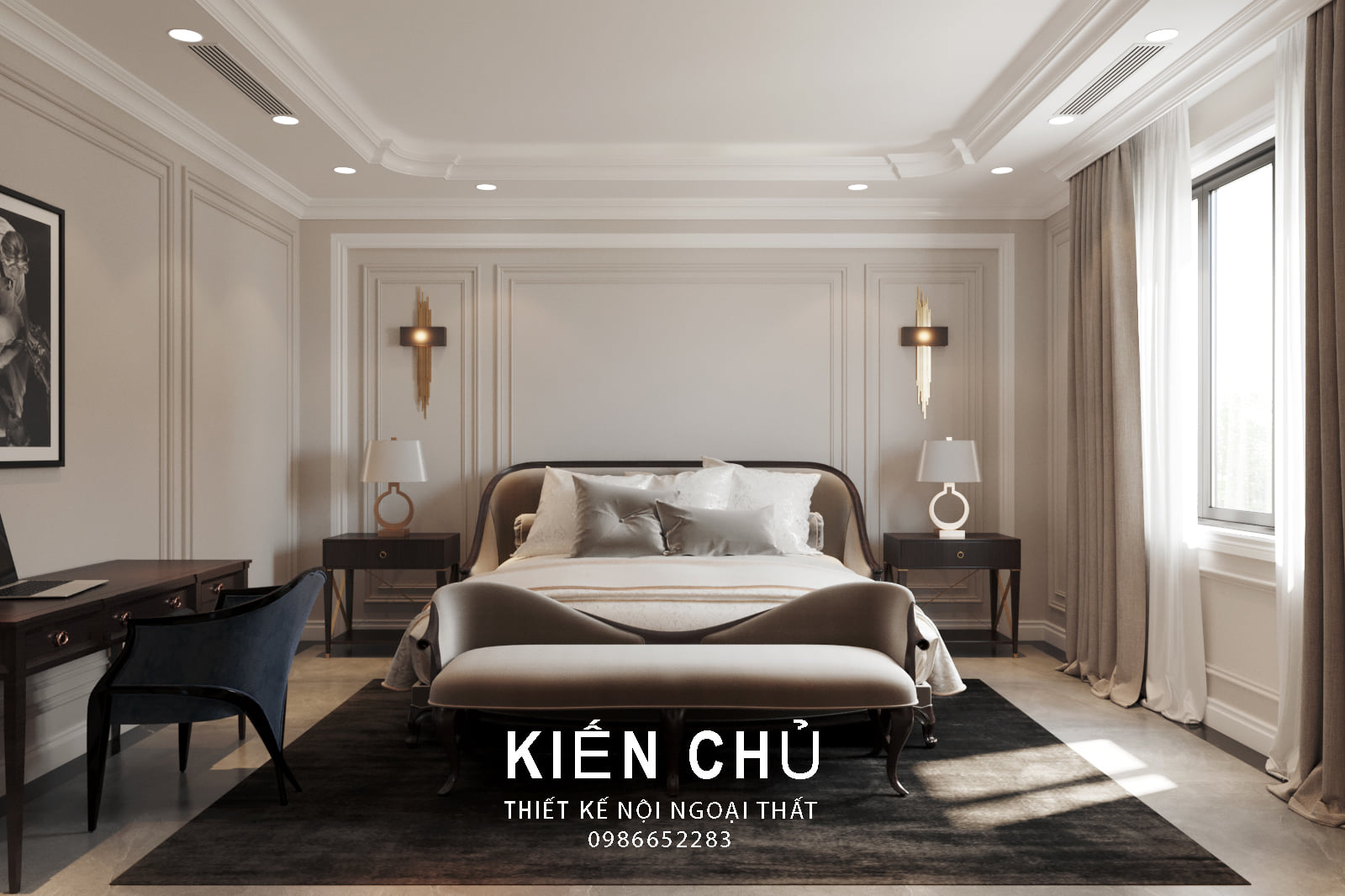 3D Interior Model Bed Room 0420 Scene 3dsmax