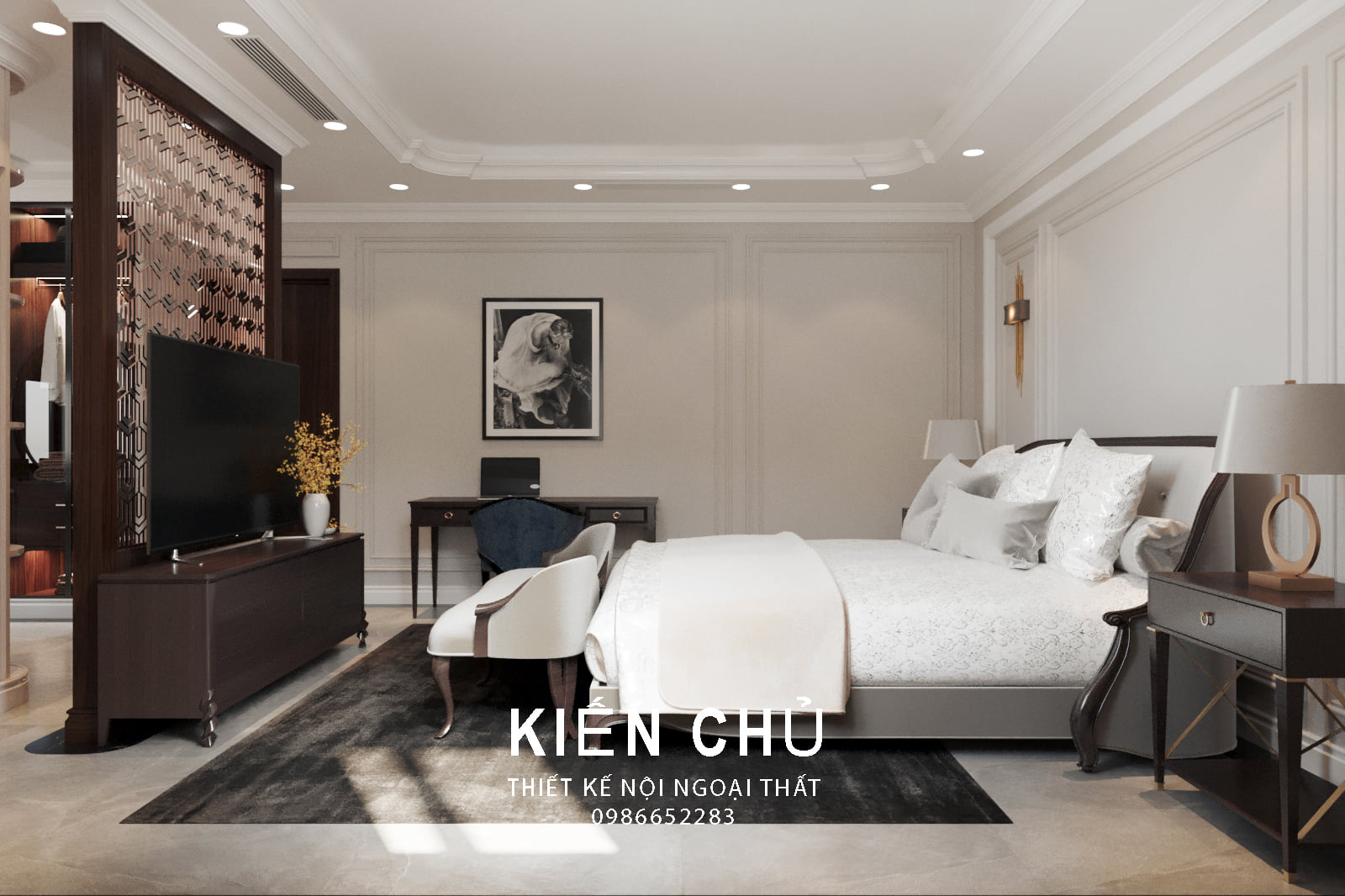 3D Interior Model Bed Room 0420 Scene 3dsmax