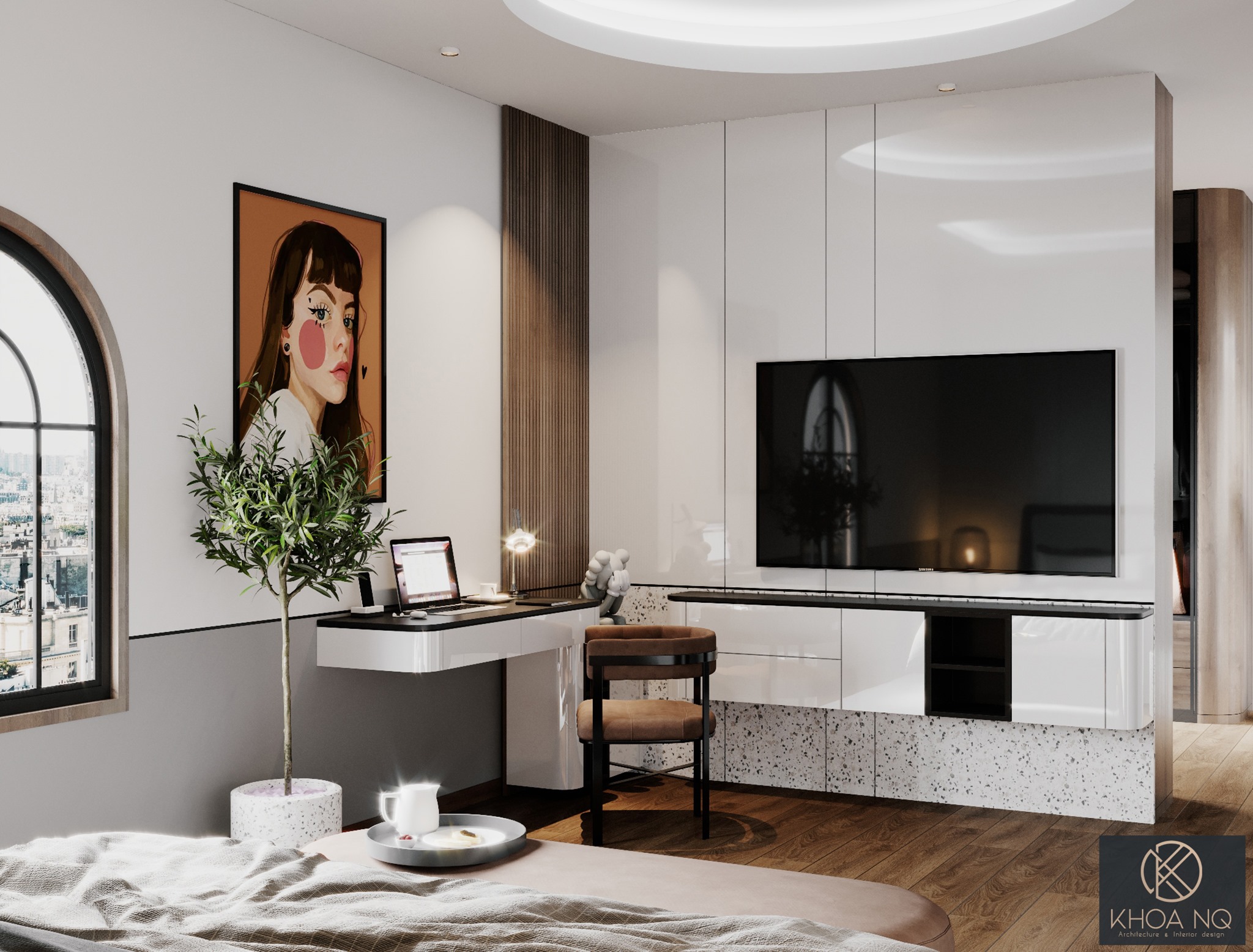 3D Interior Model Bed Room 0421 Scene 3dsmax