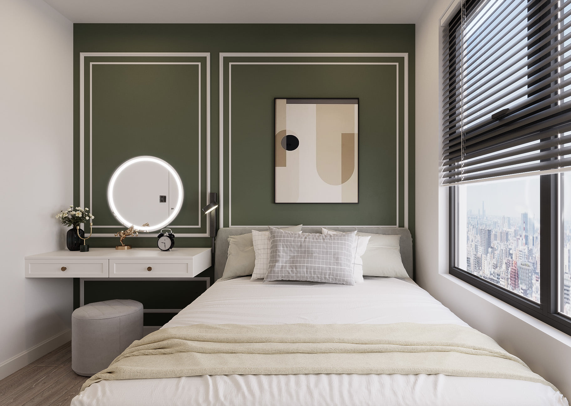 3D Interior Model Bed Room 0422 Scene 3dsmax