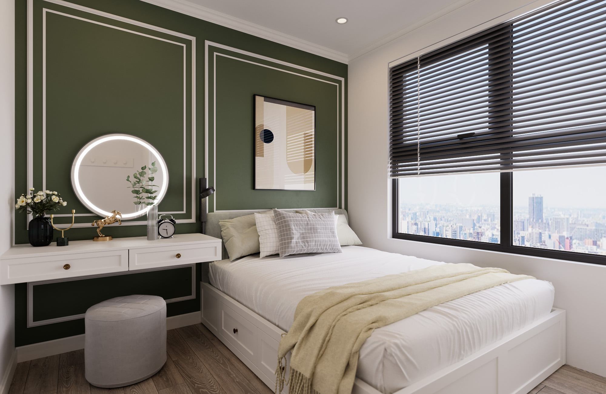 3D Interior Model Bed Room 0422 Scene 3dsmax