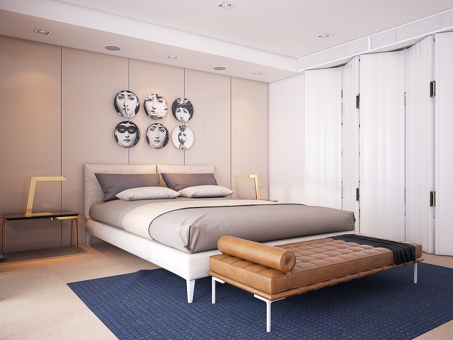 3D Interior Model Bed Room 0430 Scene 3dsmax