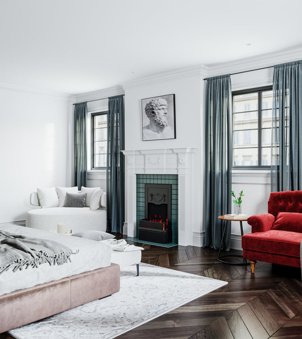 3D Interior Model Bed Room 0435 Scene 3dsmax