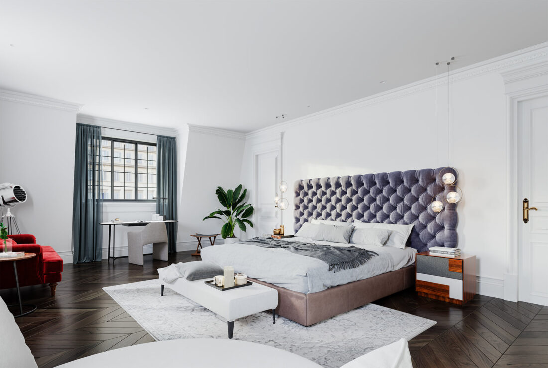 3D Interior Model Bed Room 0435 Scene 3dsmax