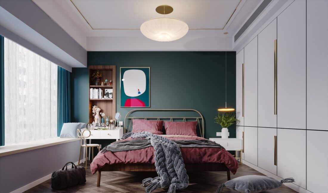 3D Interior Model Bed Room 0436 Scene 3dsmax