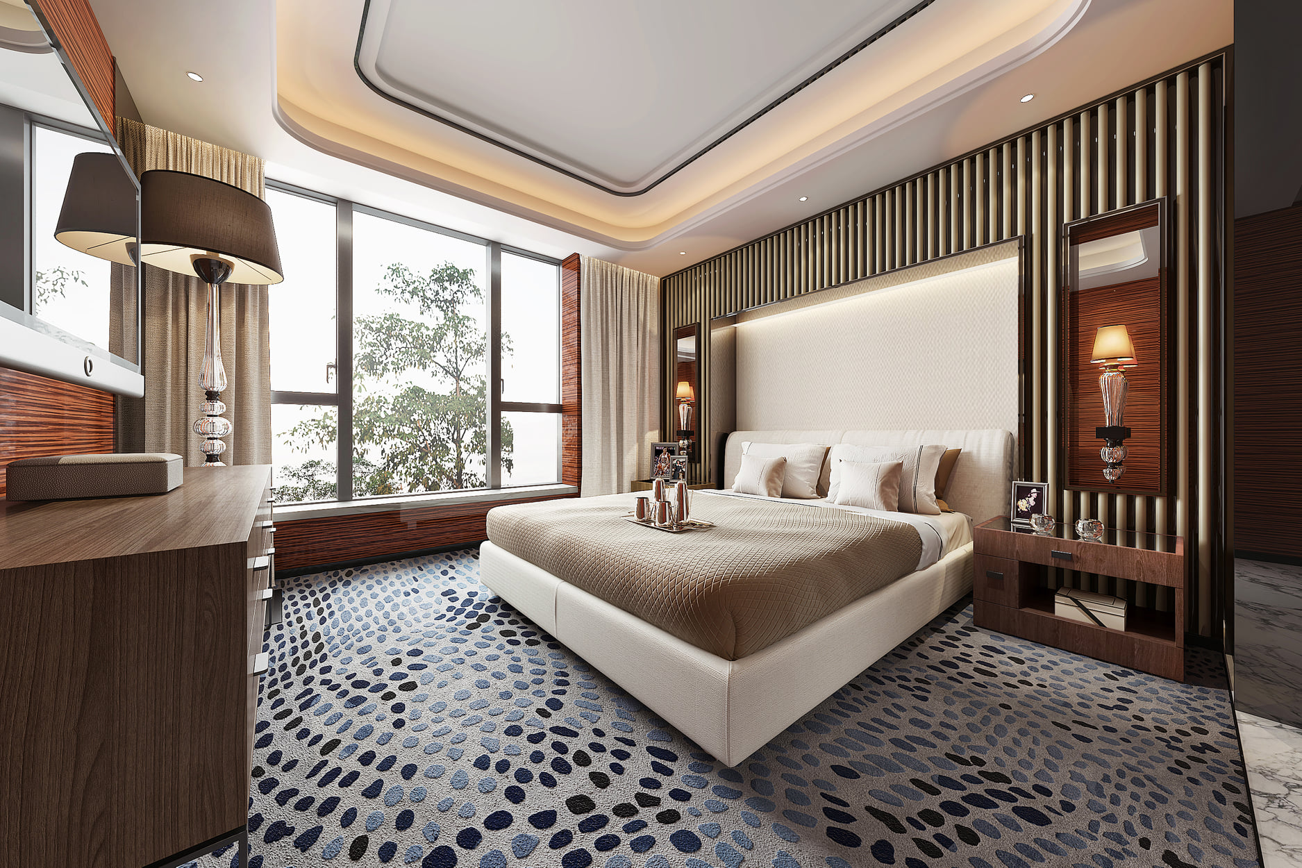 3D Interior Model Bed Room 0444 Scene 3dsmax