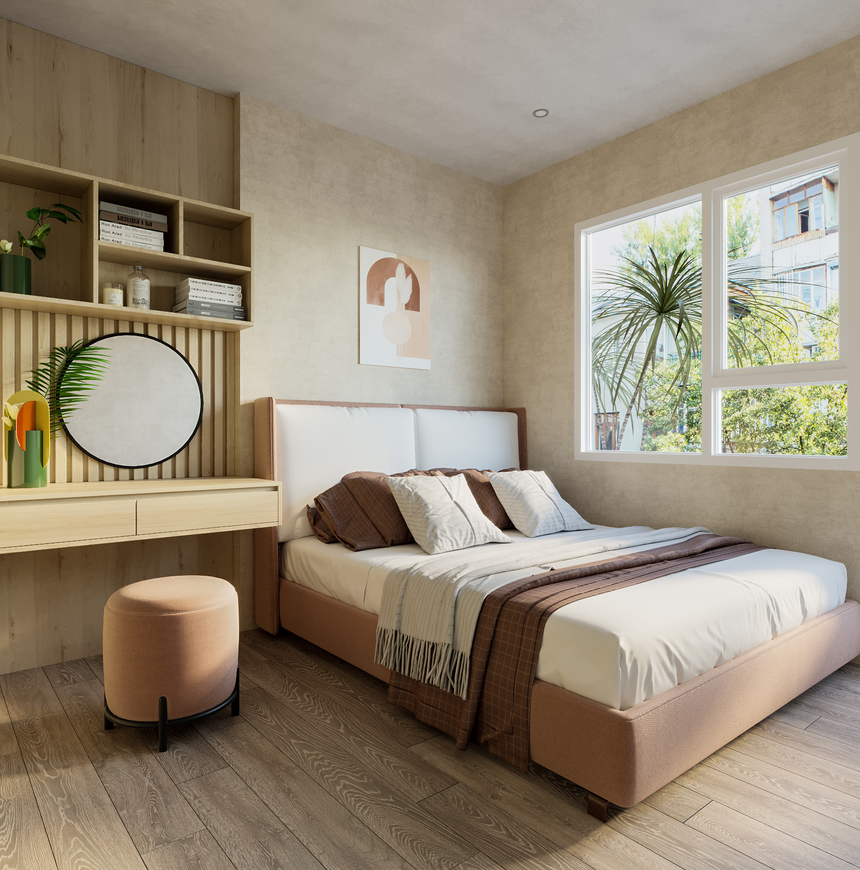 3D Interior Model Bed Room 0450 Scene 3dsmax
