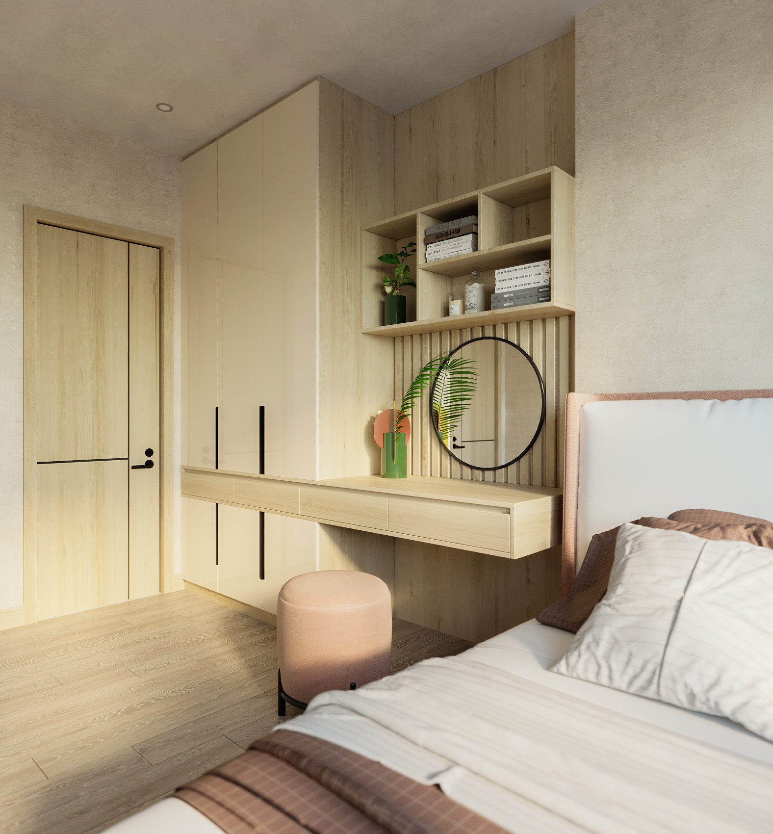 3D Interior Model Bed Room 0450 Scene 3dsmax
