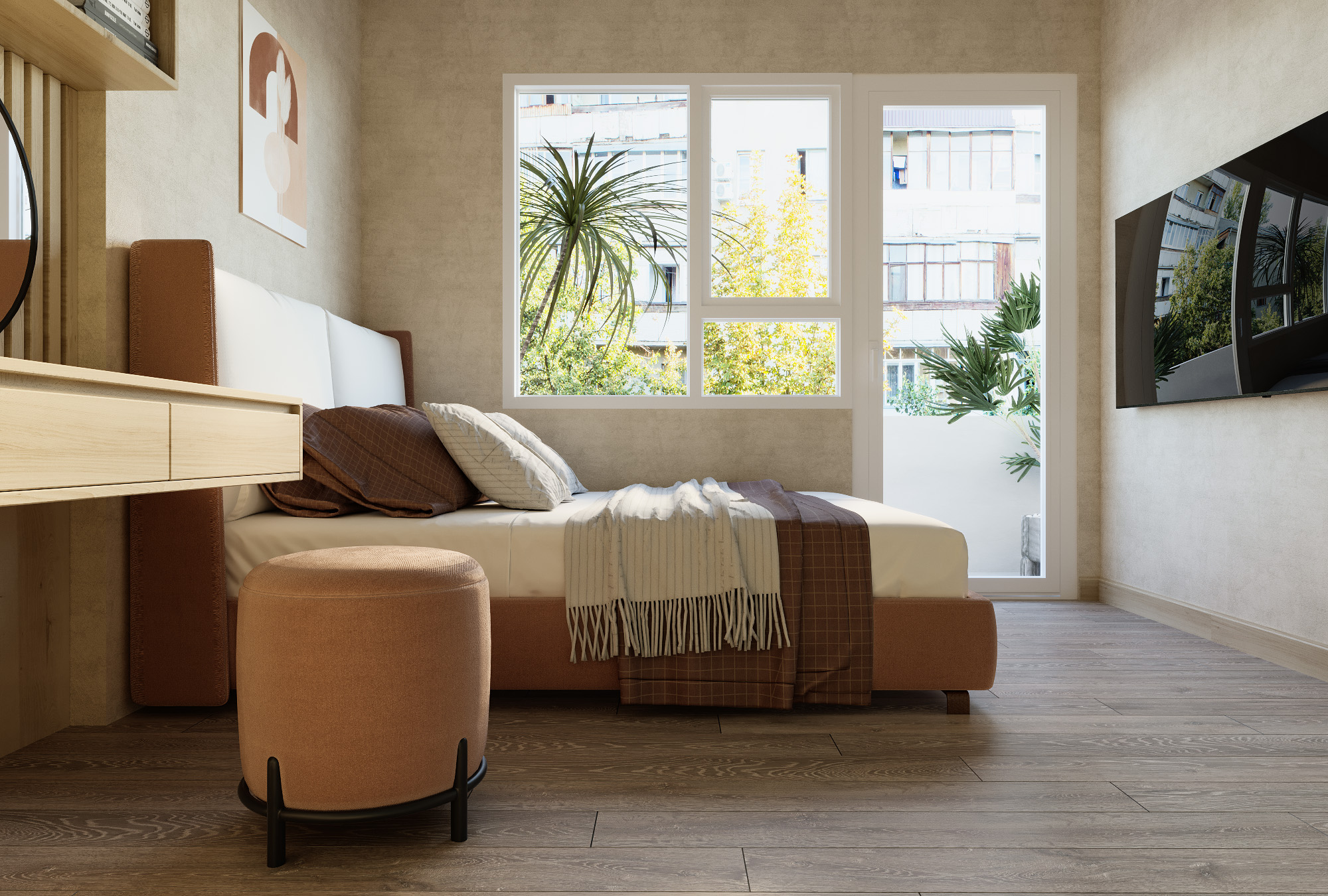 3D Interior Model Bed Room 0450 Scene 3dsmax