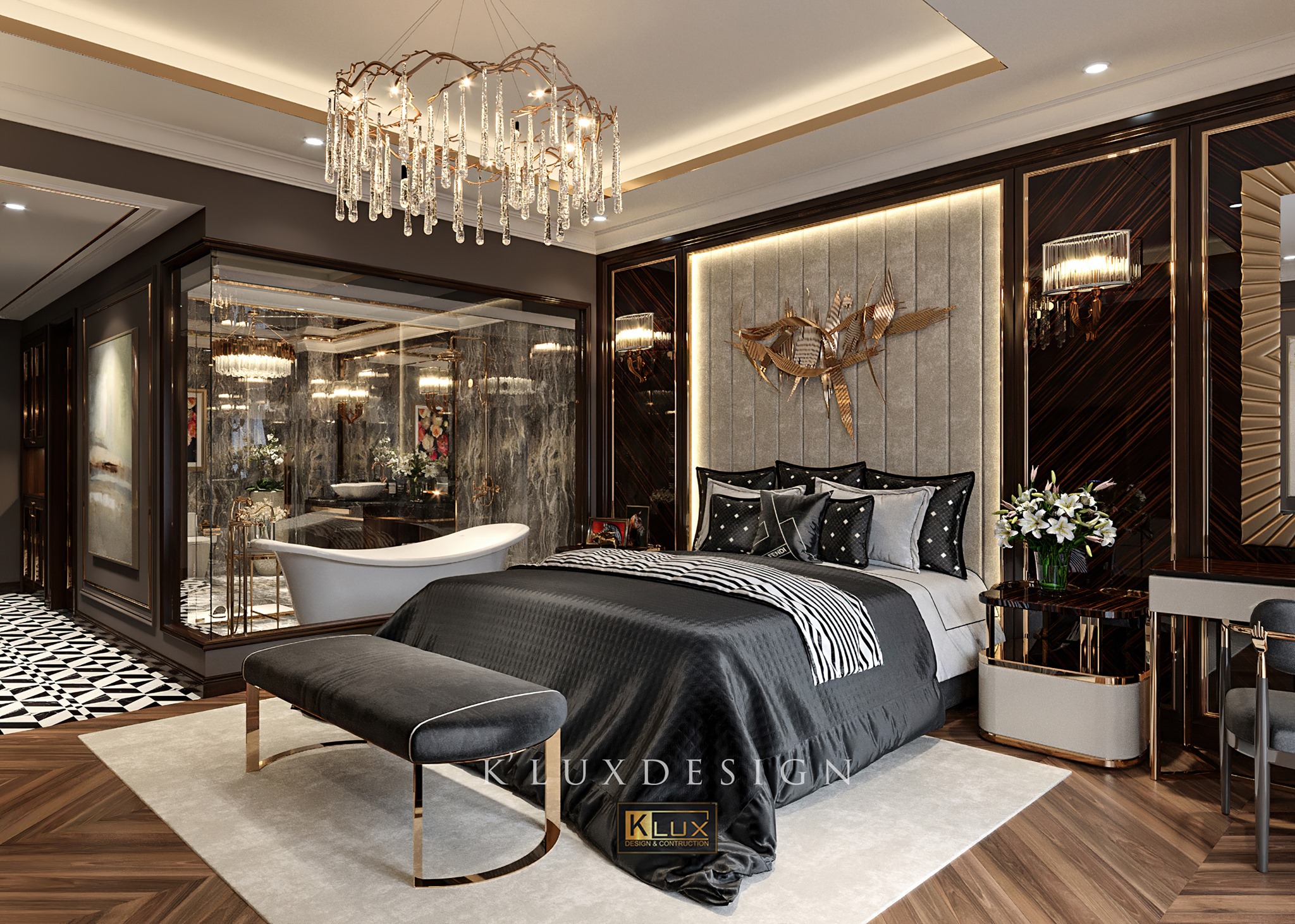 3D Interior Model Bed Room 0451 Scene 3dsmax