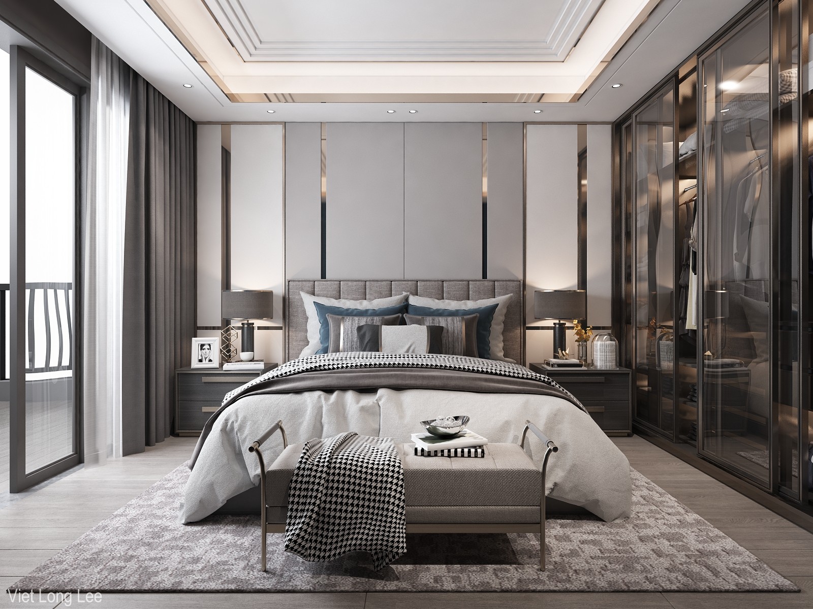 3D Interior Model Bed Room 0457 Scene 3dsmax