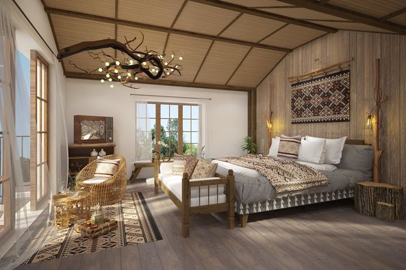 3D Interior Model Bed Room 0464 Scene 3dsmax