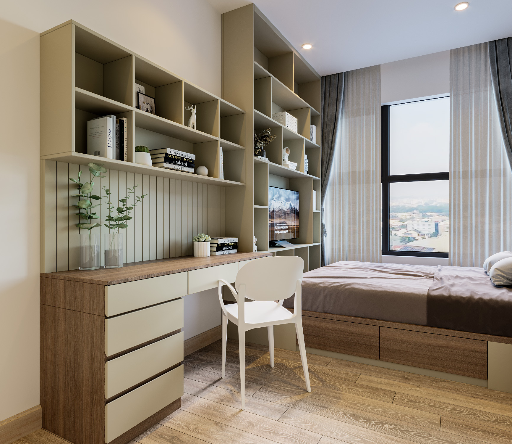 3D Interior Model Bed Room 0468 Scene 3dsmax