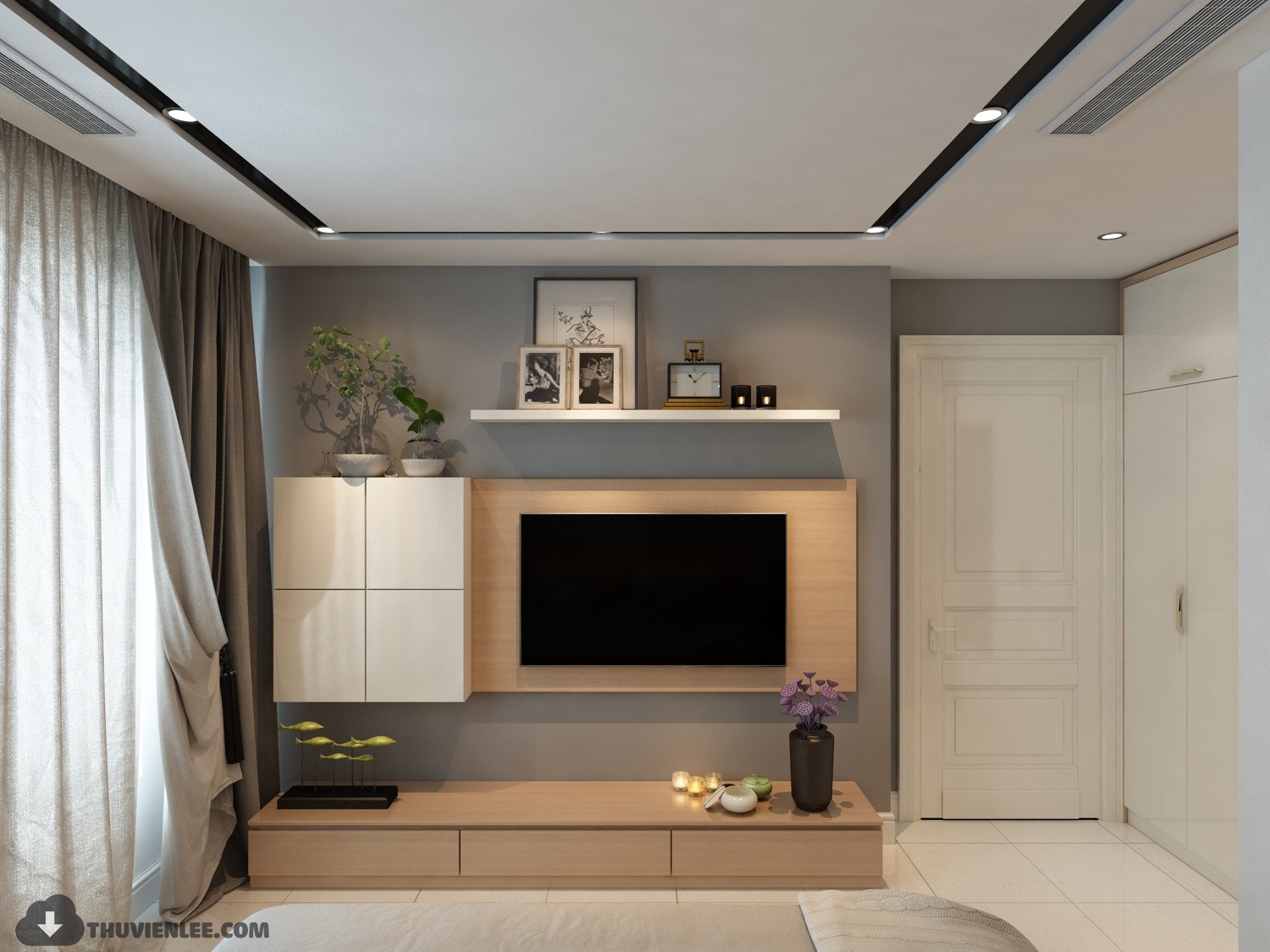 3D Interior Model Bed Room 0478 Scene 3dsmax
