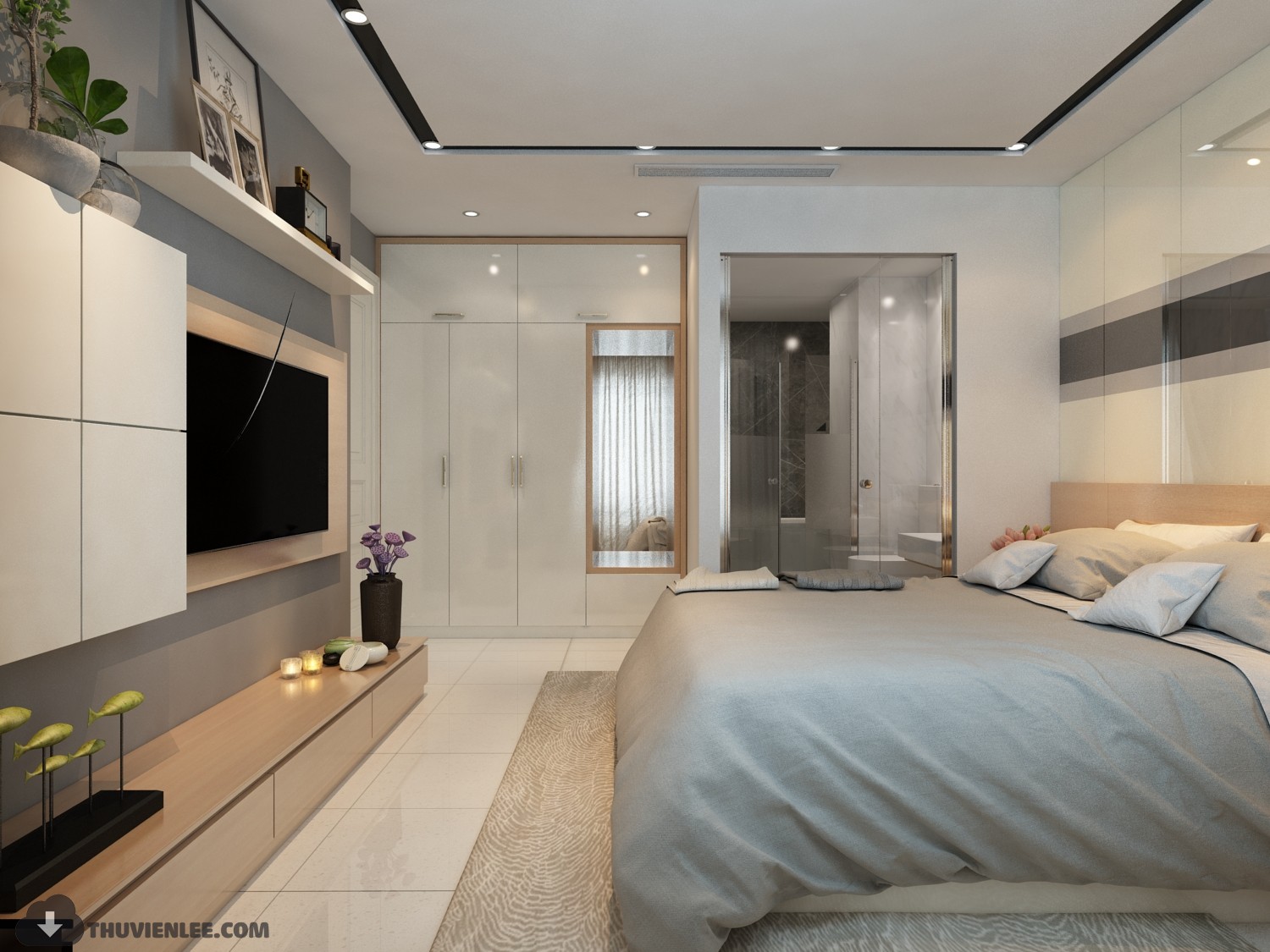 3D Interior Model Bed Room 0478 Scene 3dsmax
