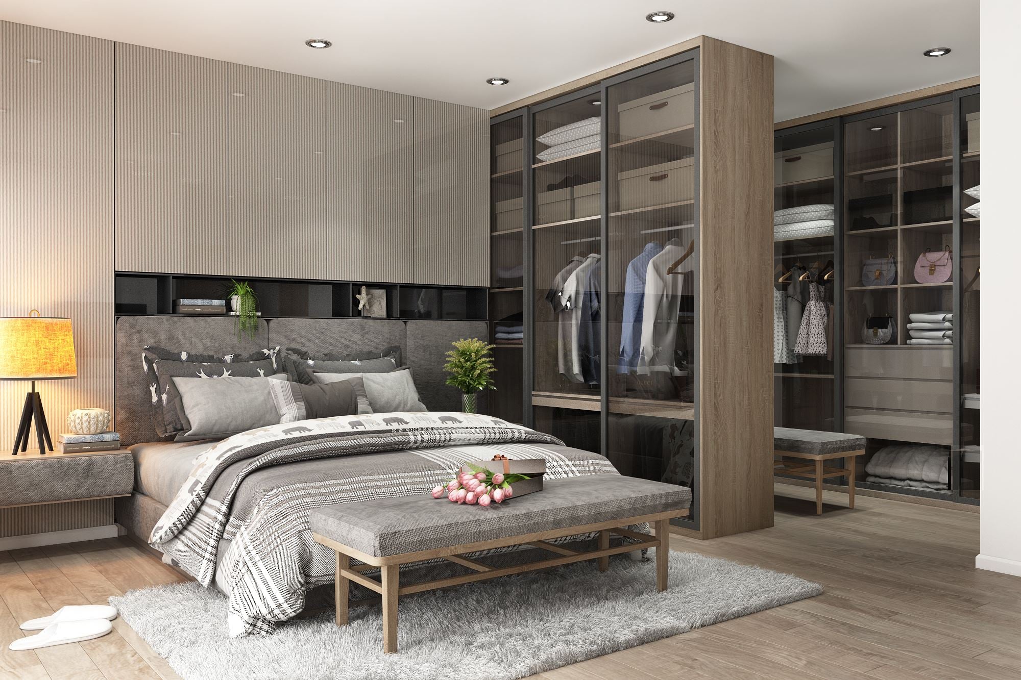 3D Interior Model Bed Room 0480 Scene 3dsmax