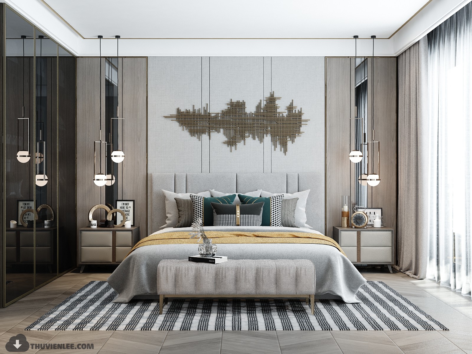 3D Interior Model Bed Room 230500 Scene 3dsmax