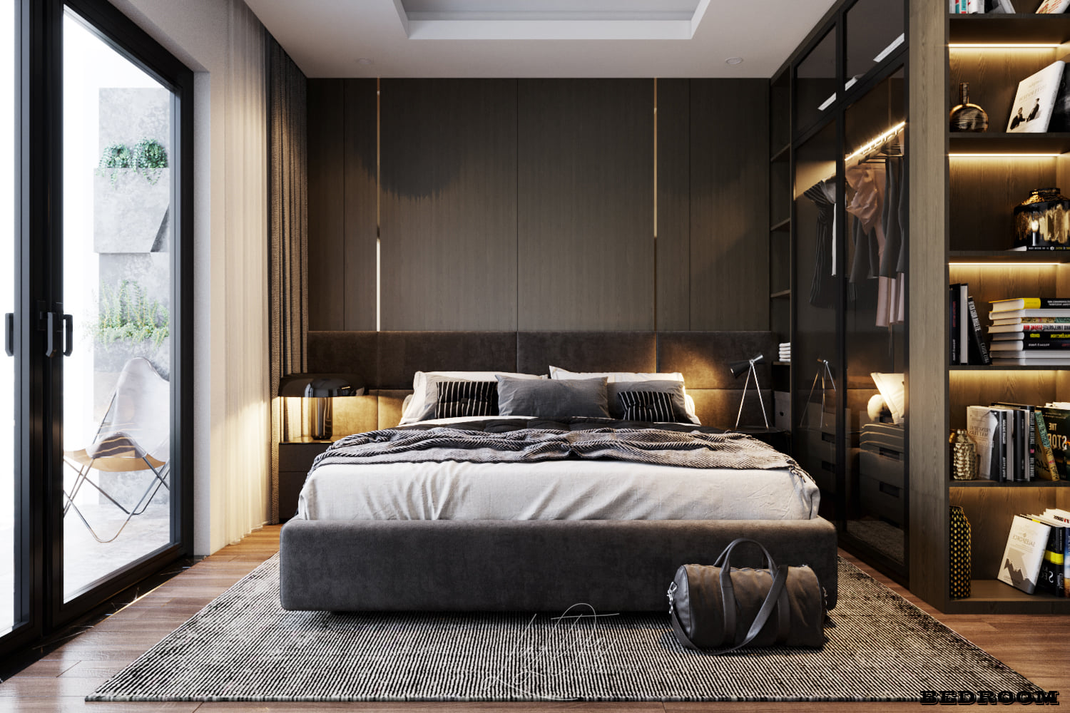 3D Interior Model Bed Room 230501 Scene 3dsmax