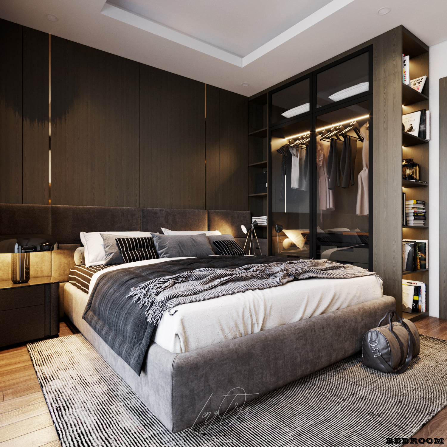 3D Interior Model Bed Room 230501 Scene 3dsmax