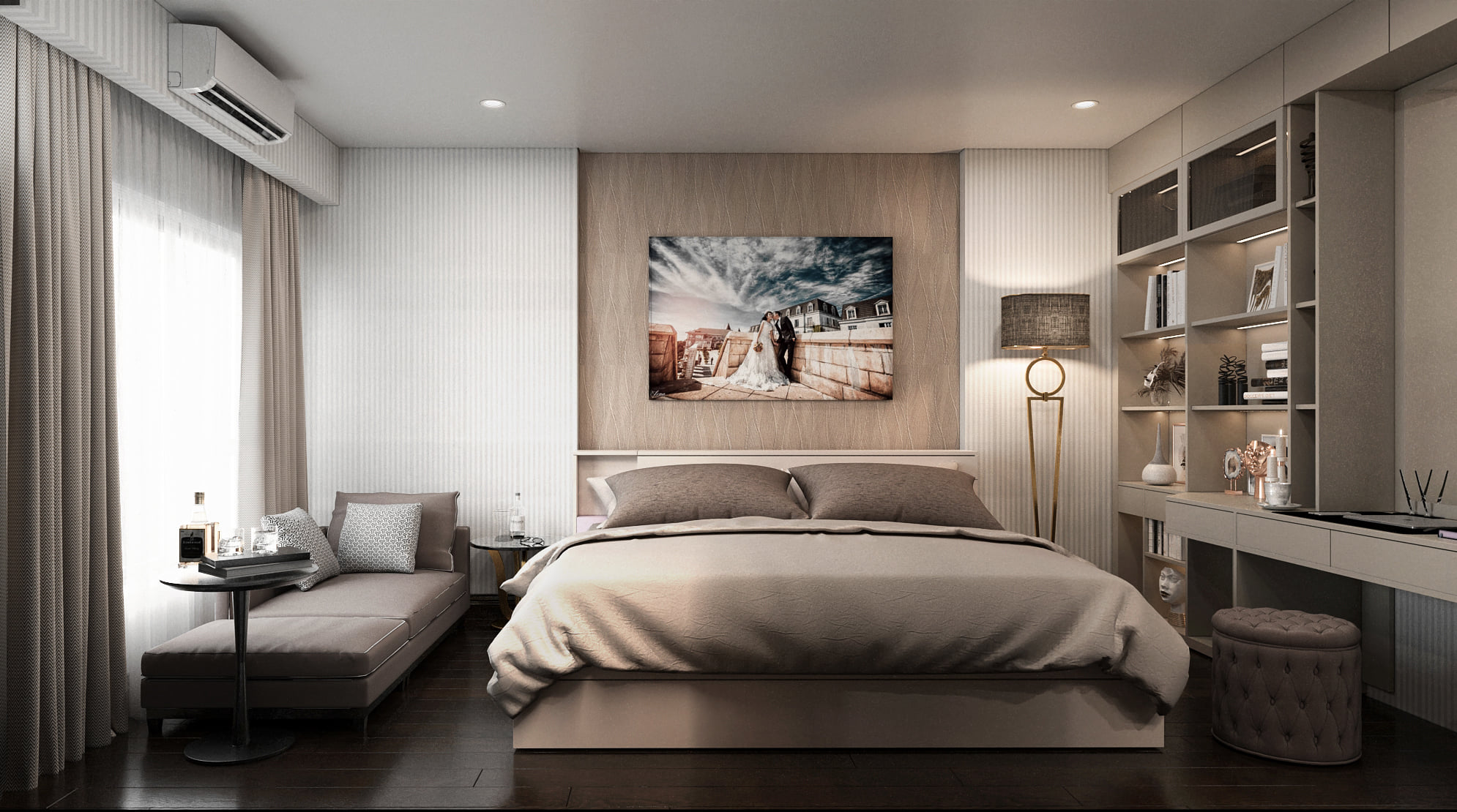 3D Interior Model Bed Room 230503 Scene 3dsmax
