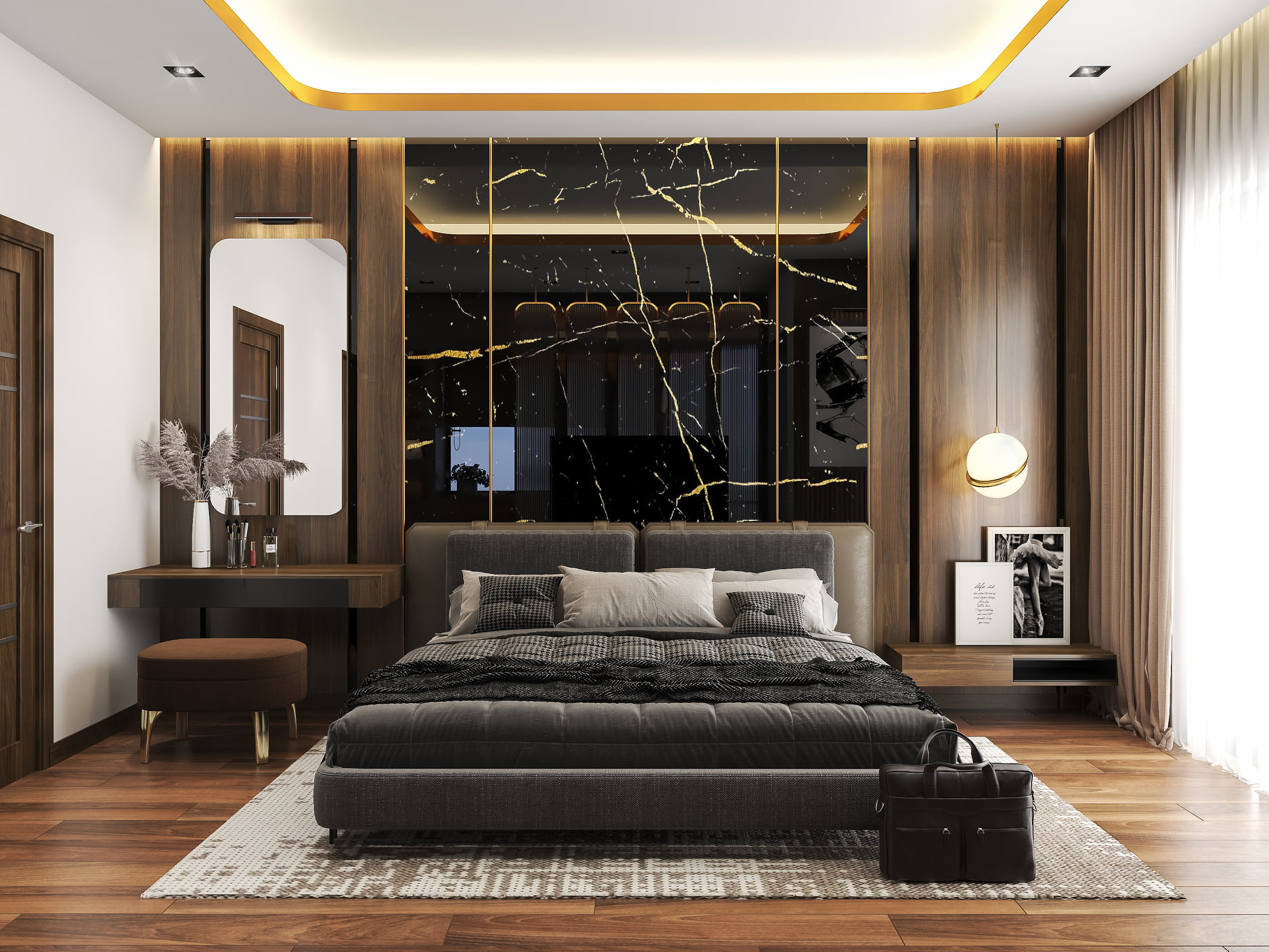 3D Interior Model Bed Room 230504 Scene 3dsmax