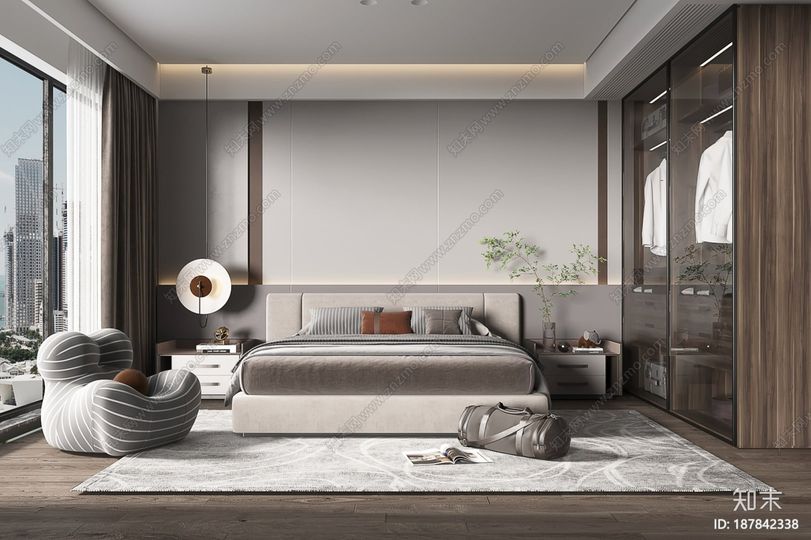 3D Interior Model Bed Room 230506 Scene 3dsmax