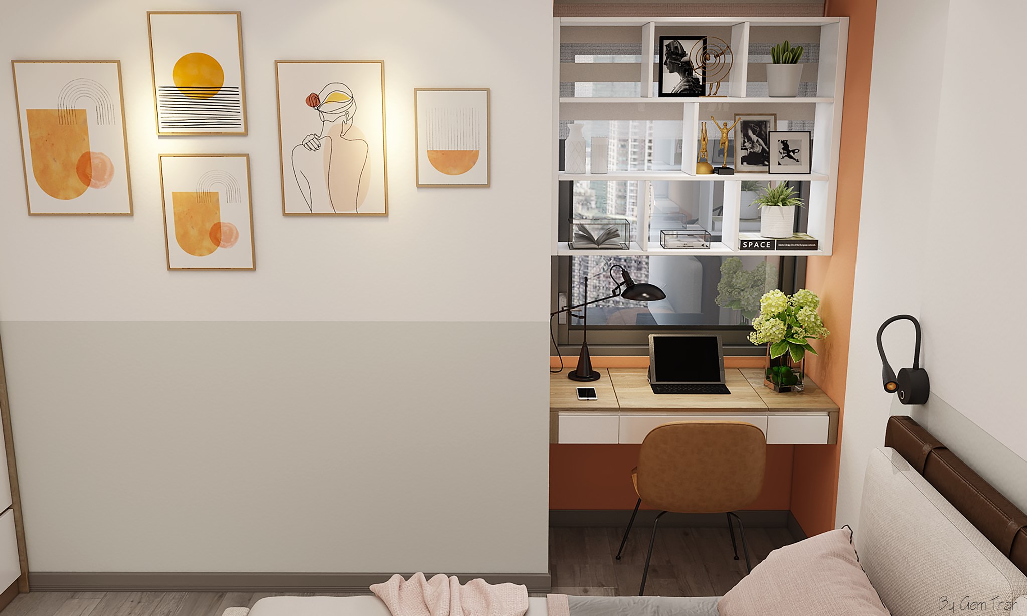 3D Interior Model Bed Room 230509 Scene 3dsmax