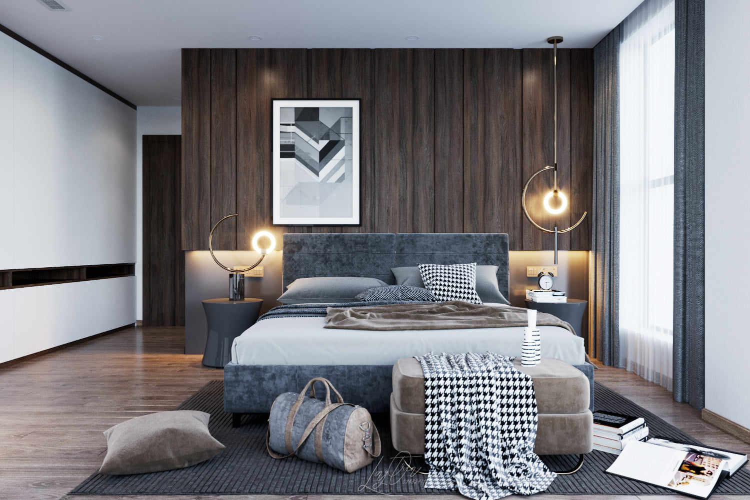 3D Interior Model Bed Room 230516 Scene 3dsmax