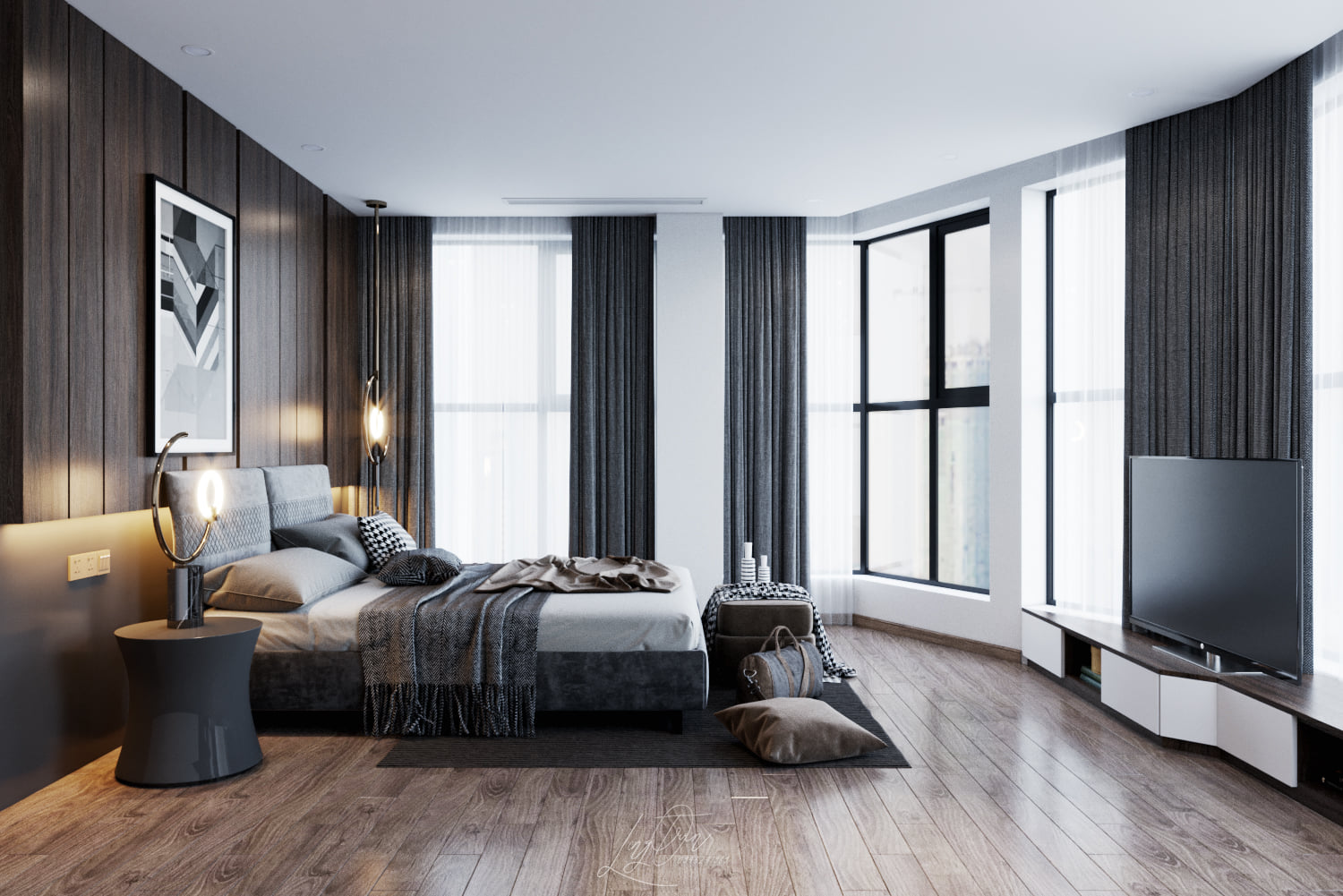 3D Interior Model Bed Room 230516 Scene 3dsmax