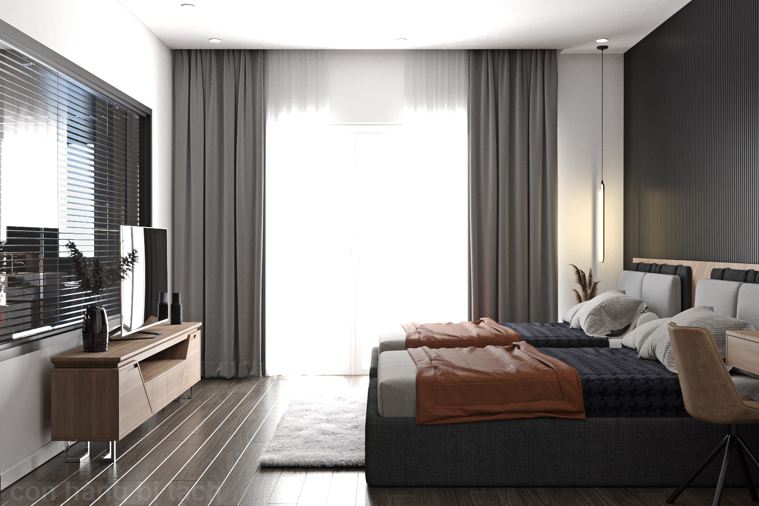3D Interior Model Bed Room 230522 Scene 3dsmax