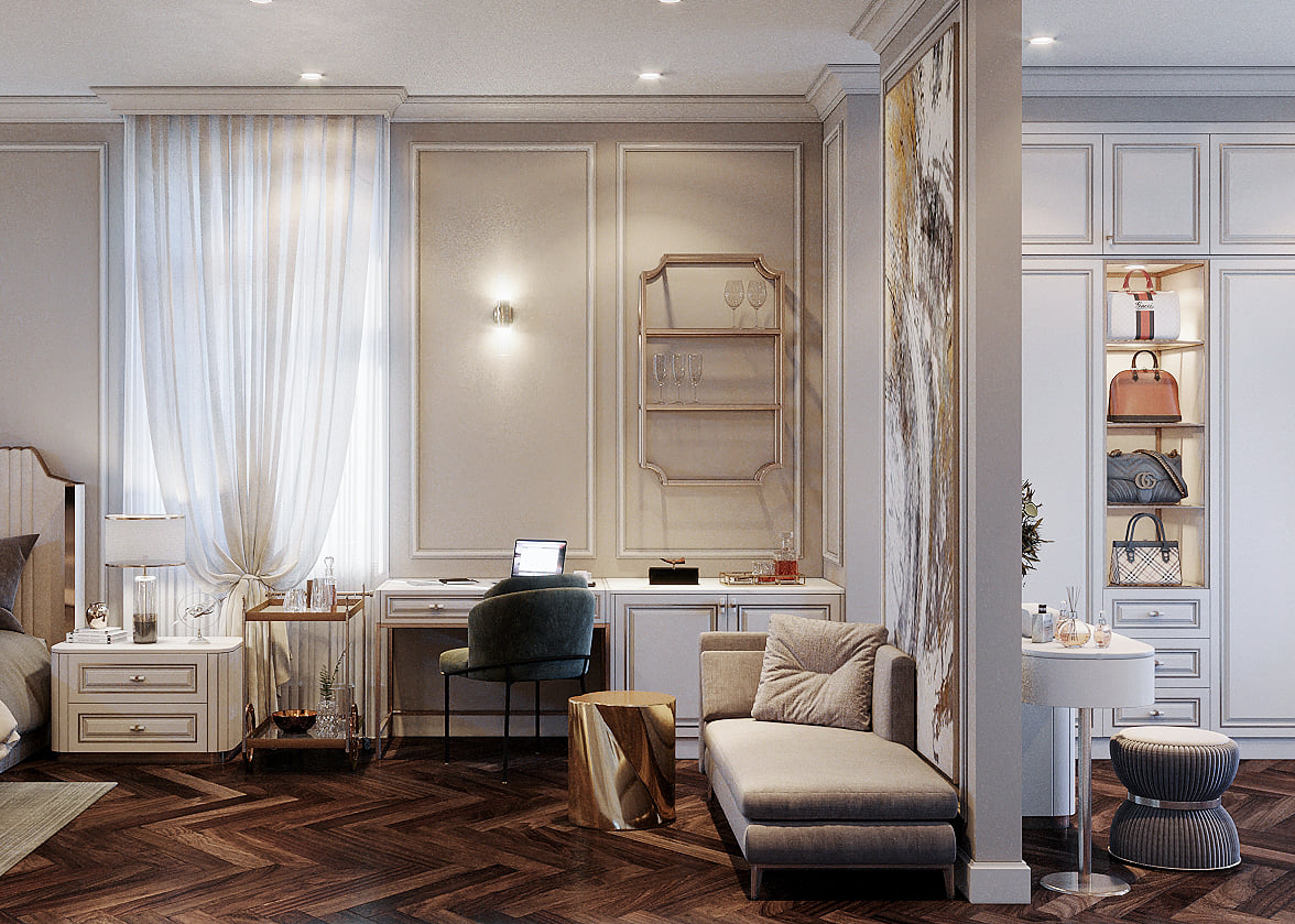 3D Interior Model Bed Room 230523 Scene 3dsmax