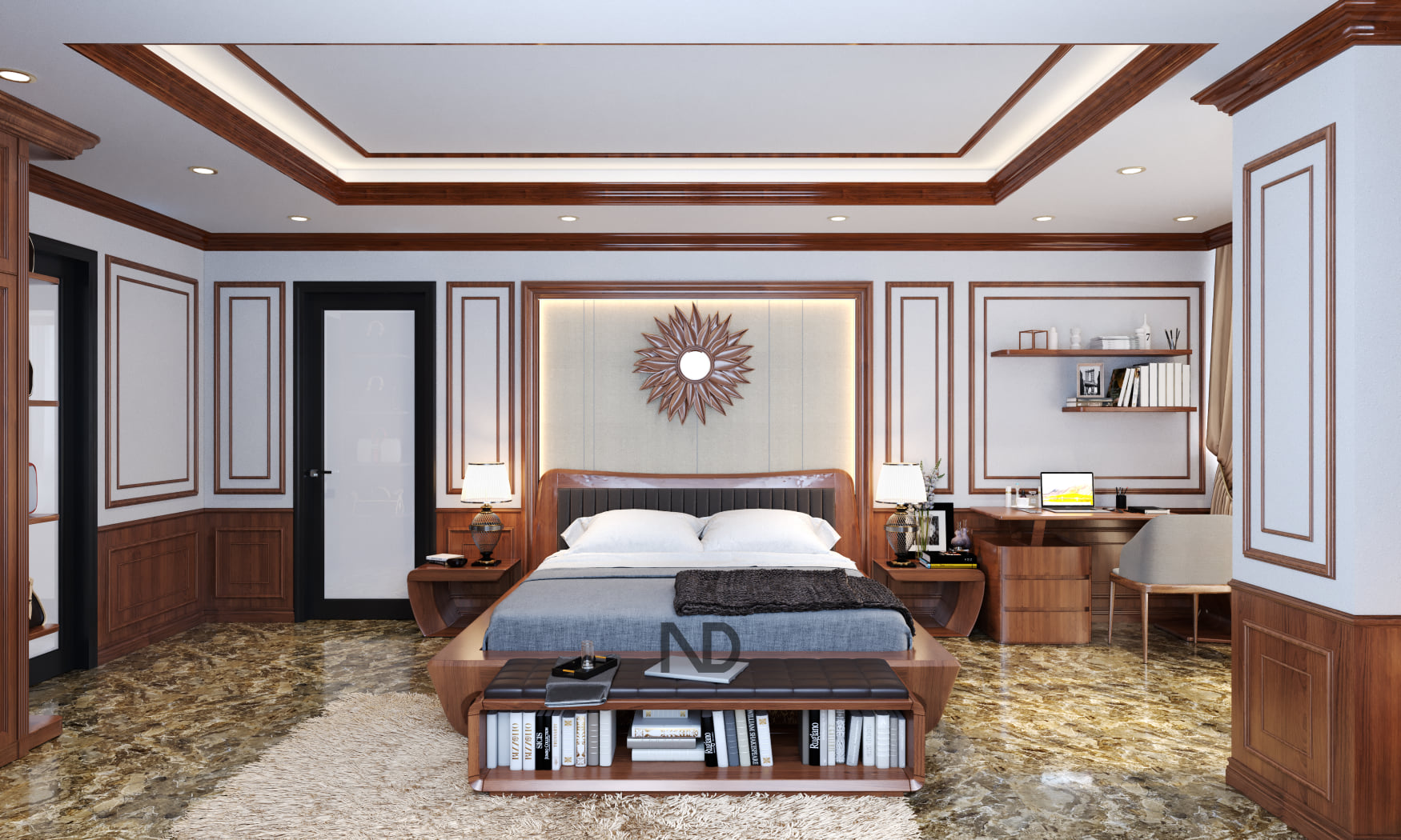 3D Interior Model Bed Room 230525 Scene 3dsmax