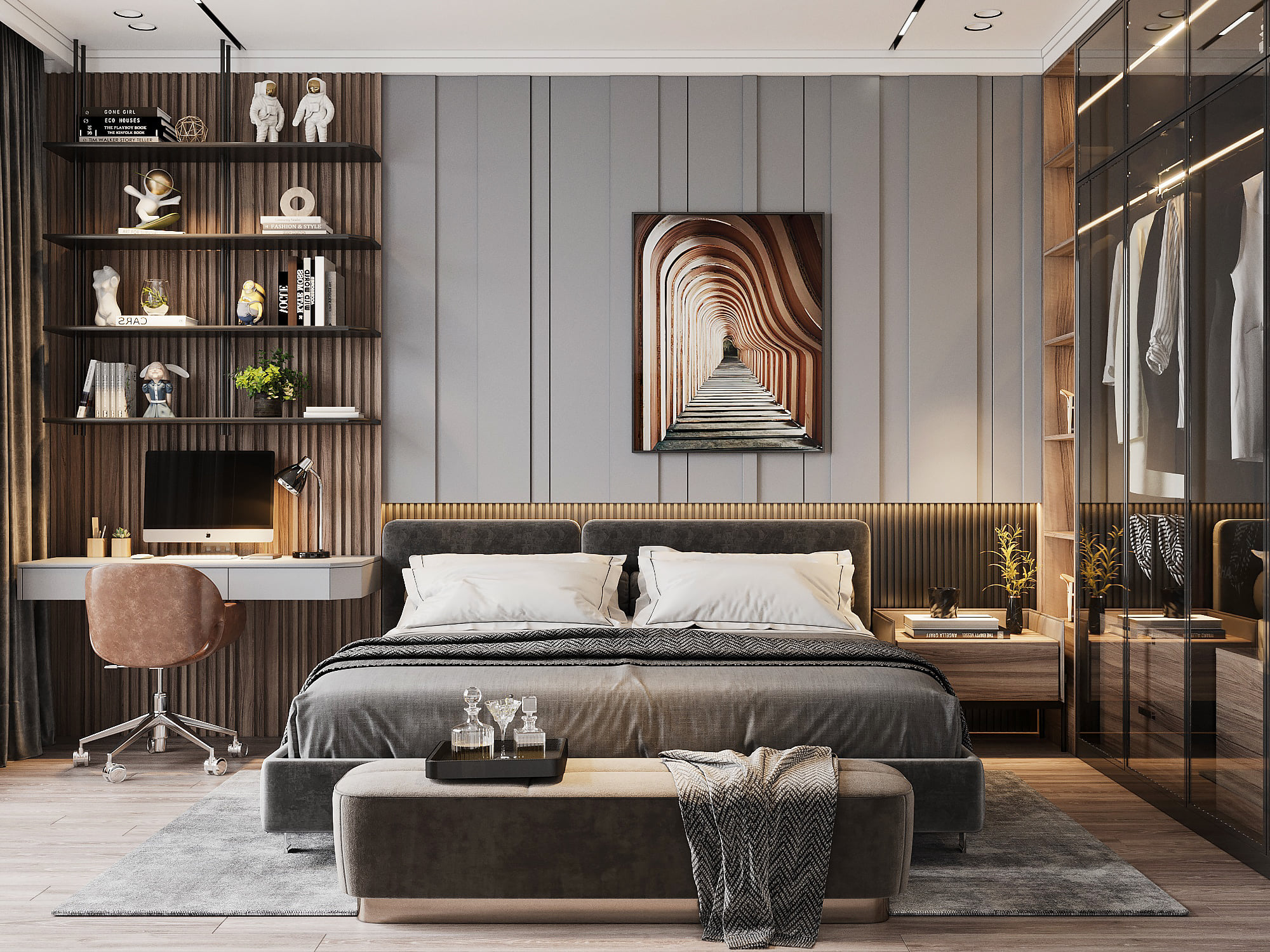 3D Interior Model Bed Room 230526 Scene 3dsmax