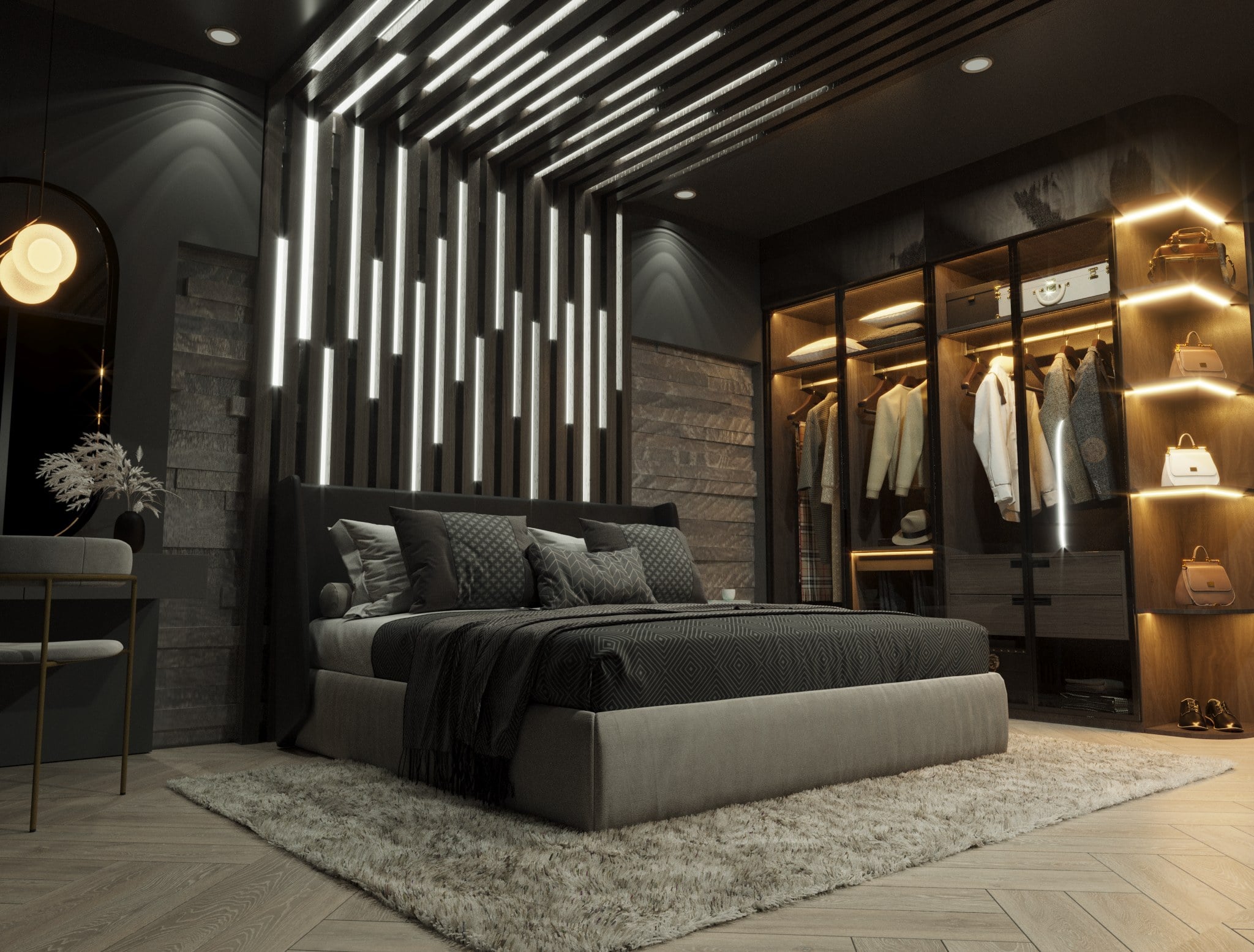 3D Interior Model Bed Room 230474 Scene 3dsmax