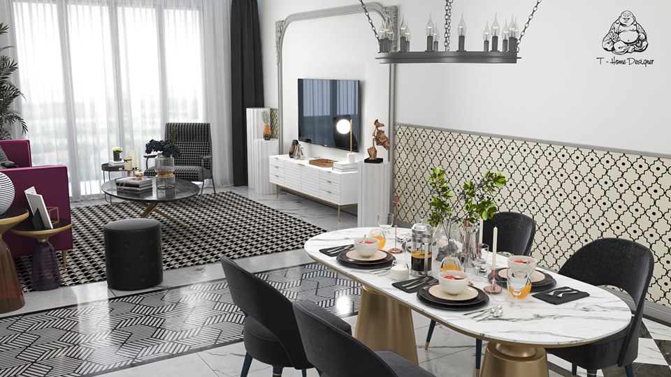 3D Interior Model Living room 23012 Scene 3dsmax