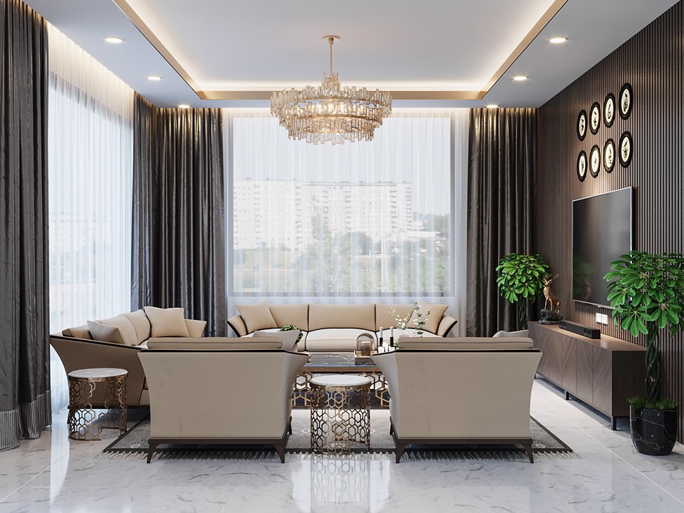 3D Interior Model Living room 23015 Scene 3dsmax