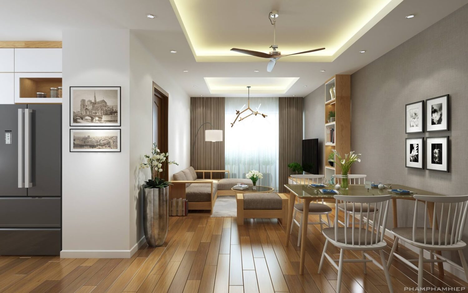 3D Interior Model Living room 23002 Scene 3dsmax