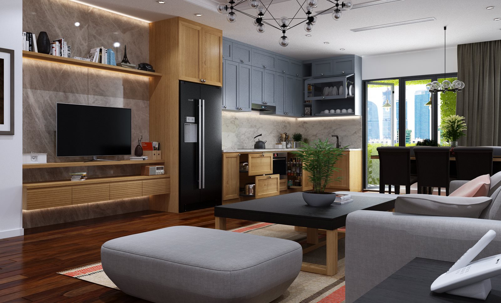 3D Interior Model Living room 230003 Scene 3dsmax