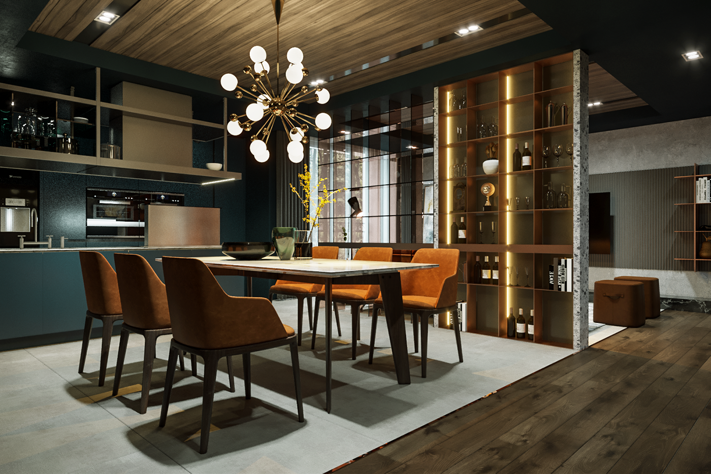 3D Interior Model Living room 23005 Scene 3dsmax