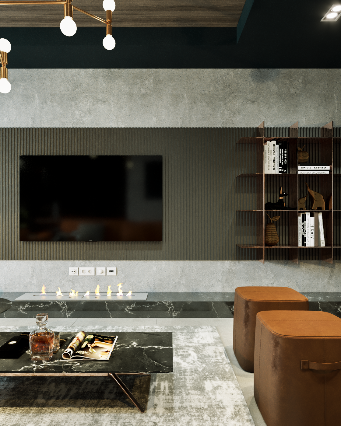 3D Interior Model Living room 23005 Scene 3dsmax