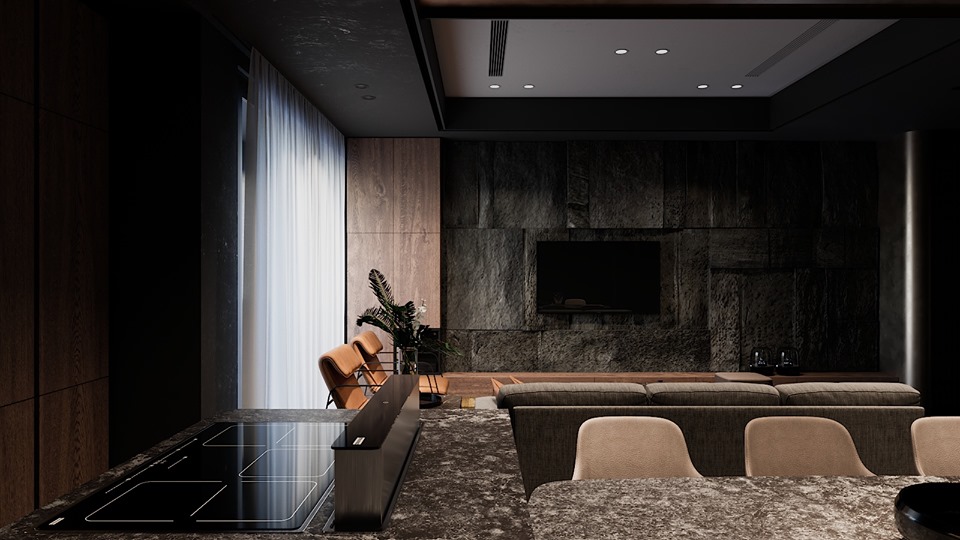 3D Interior Model Living room 23007 Scene 3dsmax