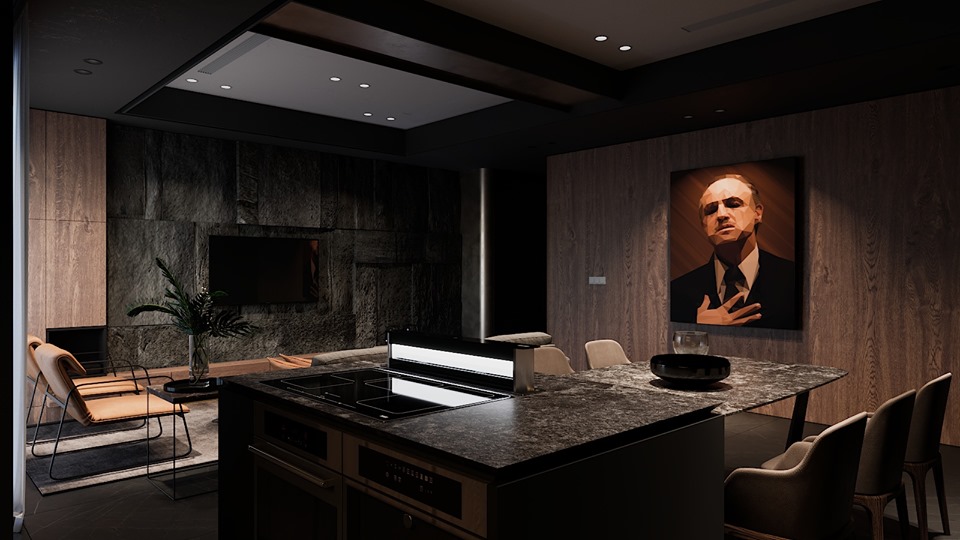 3D Interior Model Living room 23007 Scene 3dsmax