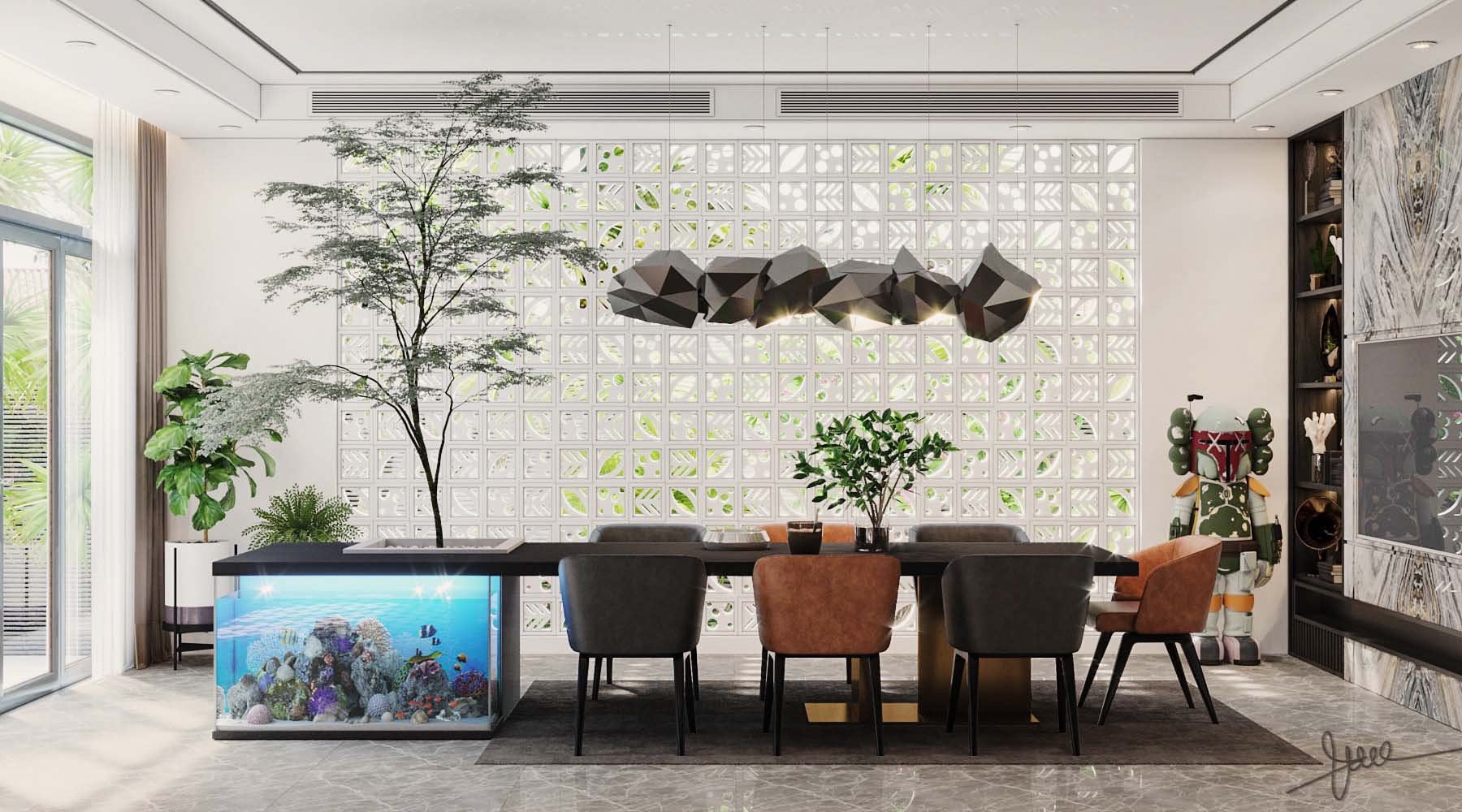 3D Interior Model Living room 23032 Scene 3dsmax