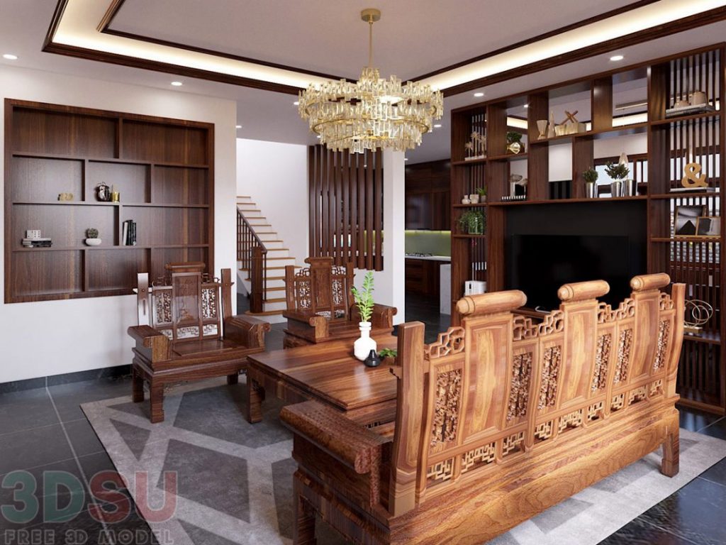 3D Interior Model Living room 230178 Scene 3dsmax