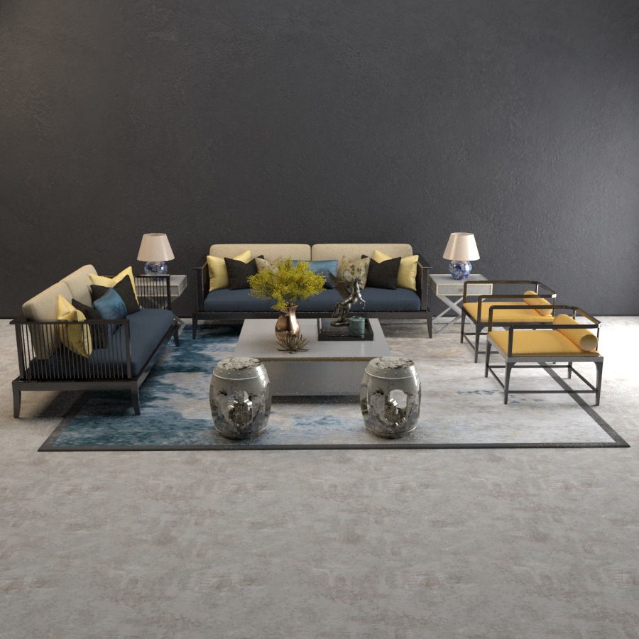 3D Interior Model Living room 230183 Scene 3dsmax